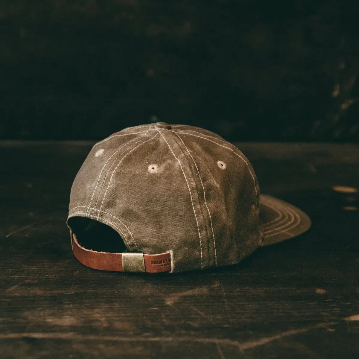 Waxed cheap canvas cap
