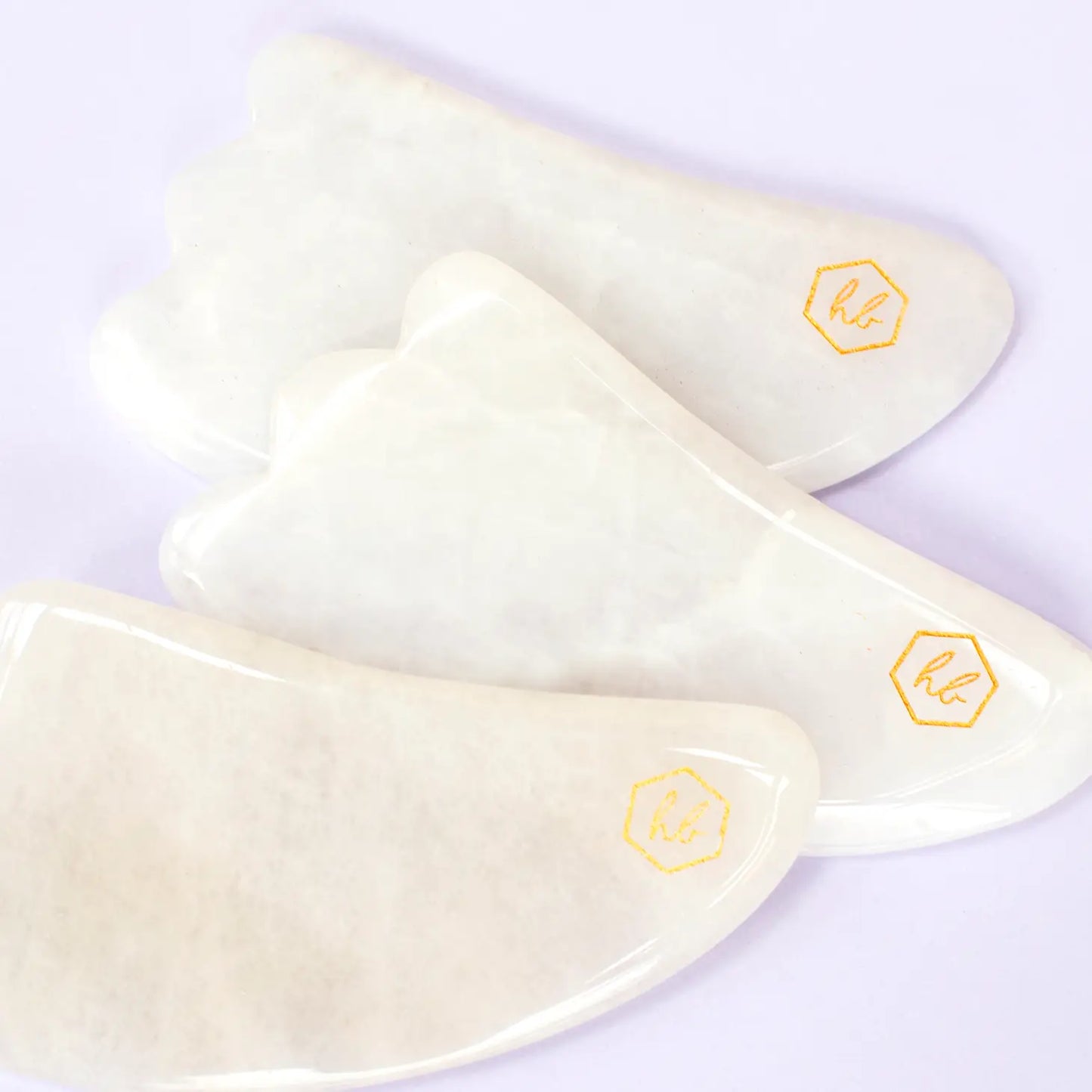 Gua Sha Facial Tool (Amethyst, Rose Quartz, Jade, White Jade)