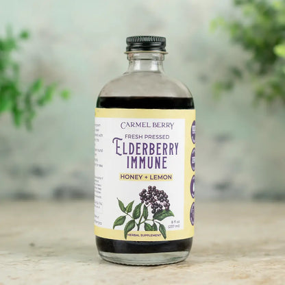 IMMUNE Elderberry Syrup 8oz (Honey Cinnamon, Honey Lemon)