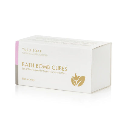 Lavender Sage + Eucalyptus Mint Bath Bomb Cubes
