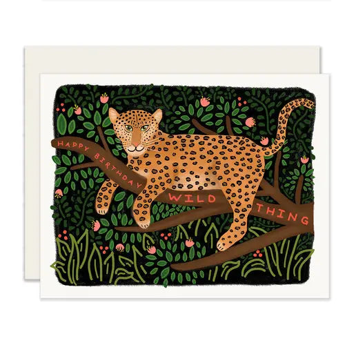 Wild Thing Birthday Card by Slightly Stationary