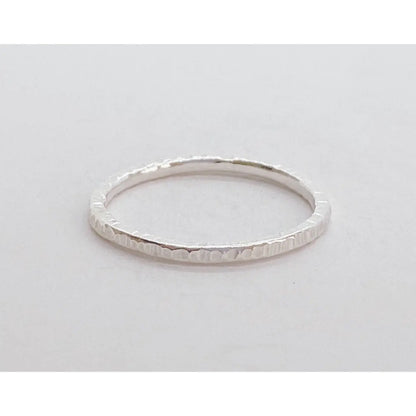 Bark Textured Ring (Gold, Silver)