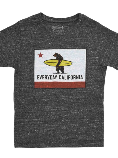 Everyday California Flag Surf Bear Tee Shirt TODDLER/KIDS