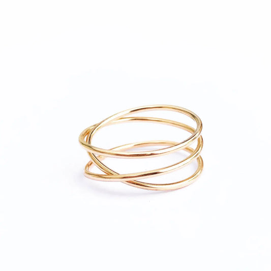 Infinity Wrap Ring (Gold, Silver)