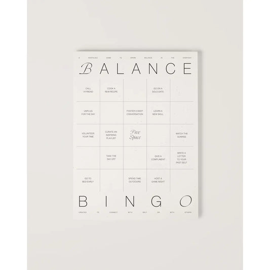 Balance Bingo Pad