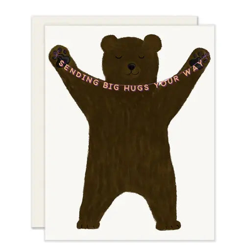 Bear Hugs Card by Slightly Stationary