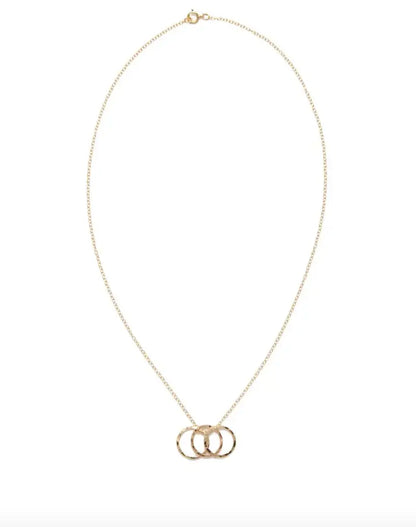 Three Circle Necklace (Gold, Silver)
