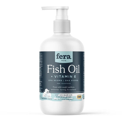 Fish Oil & Vitamin E for Dogs and Cats Pet Supplement