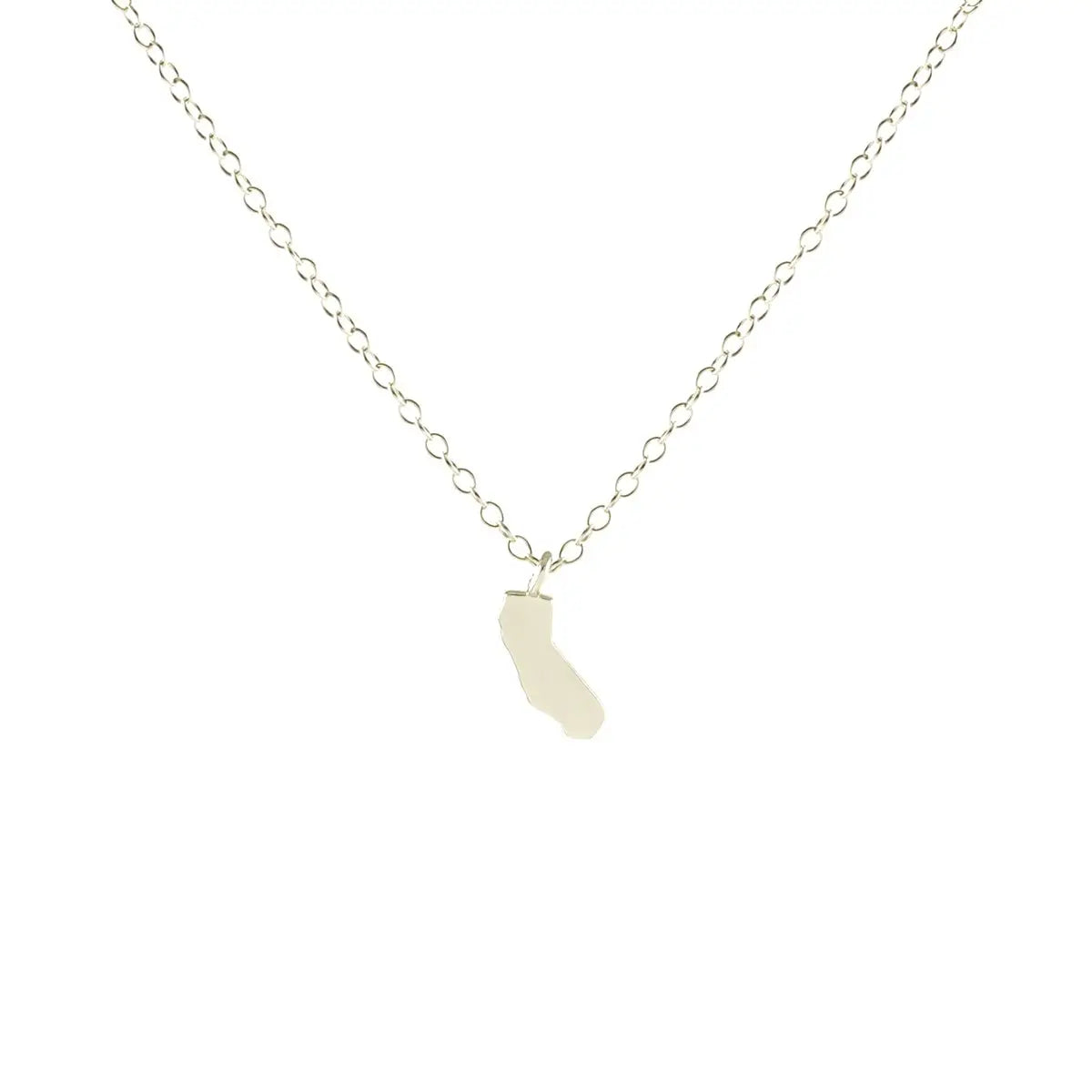 California Charm Necklace (Gold, Silver)
