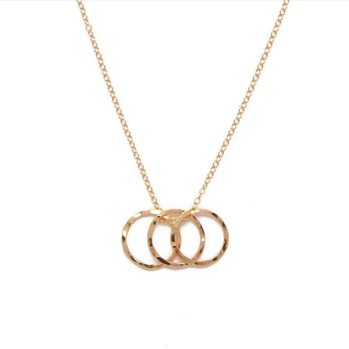 Three Circle Necklace (Gold, Silver)