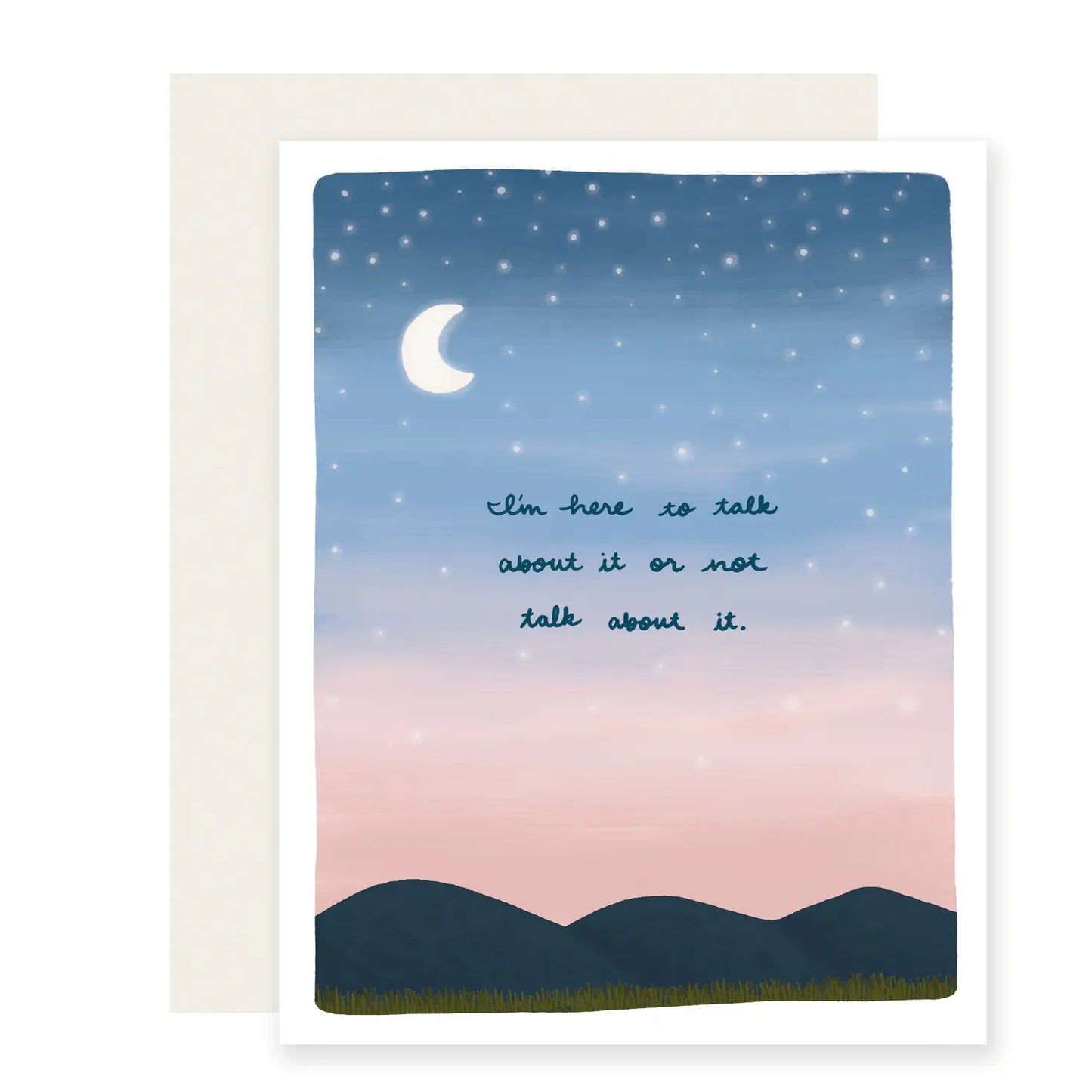 Here To Talk Card by Slightly Stationary