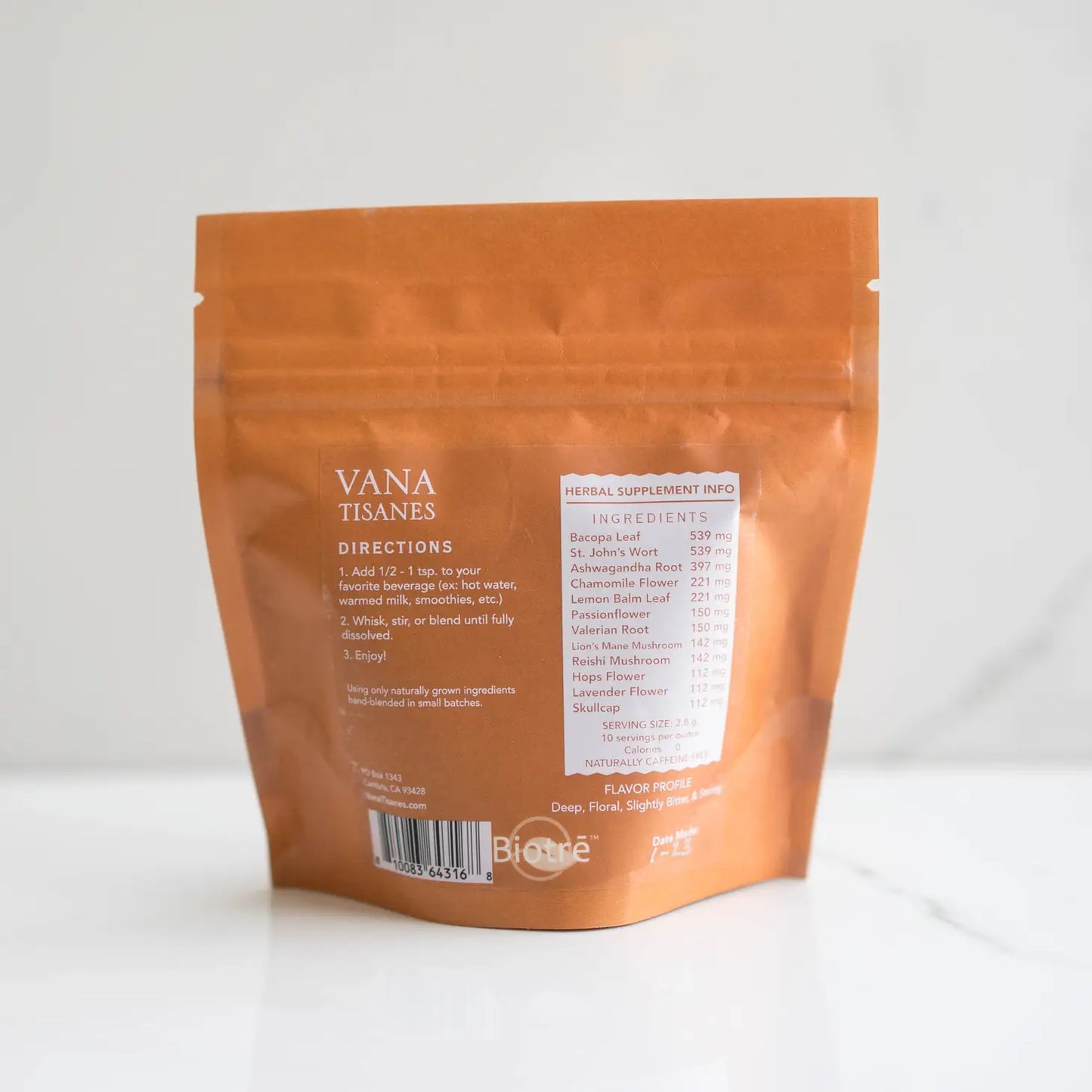 CALM Plant and Mushroom Adaptogen Powder