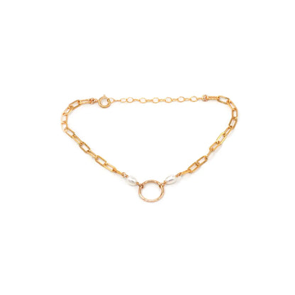 Karma Loop Pearl Bracelet