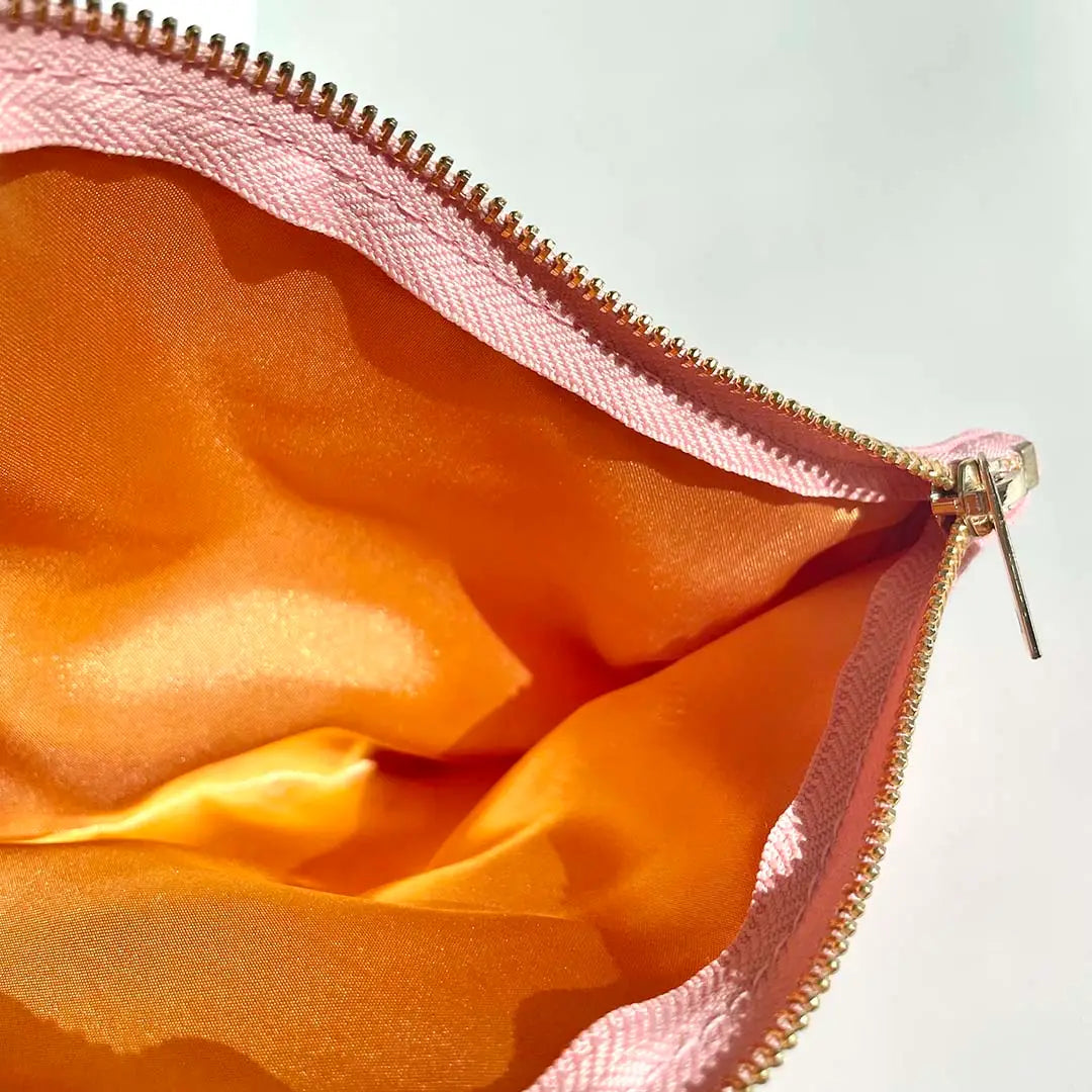 Doing My Best Lined Canvas Pouch