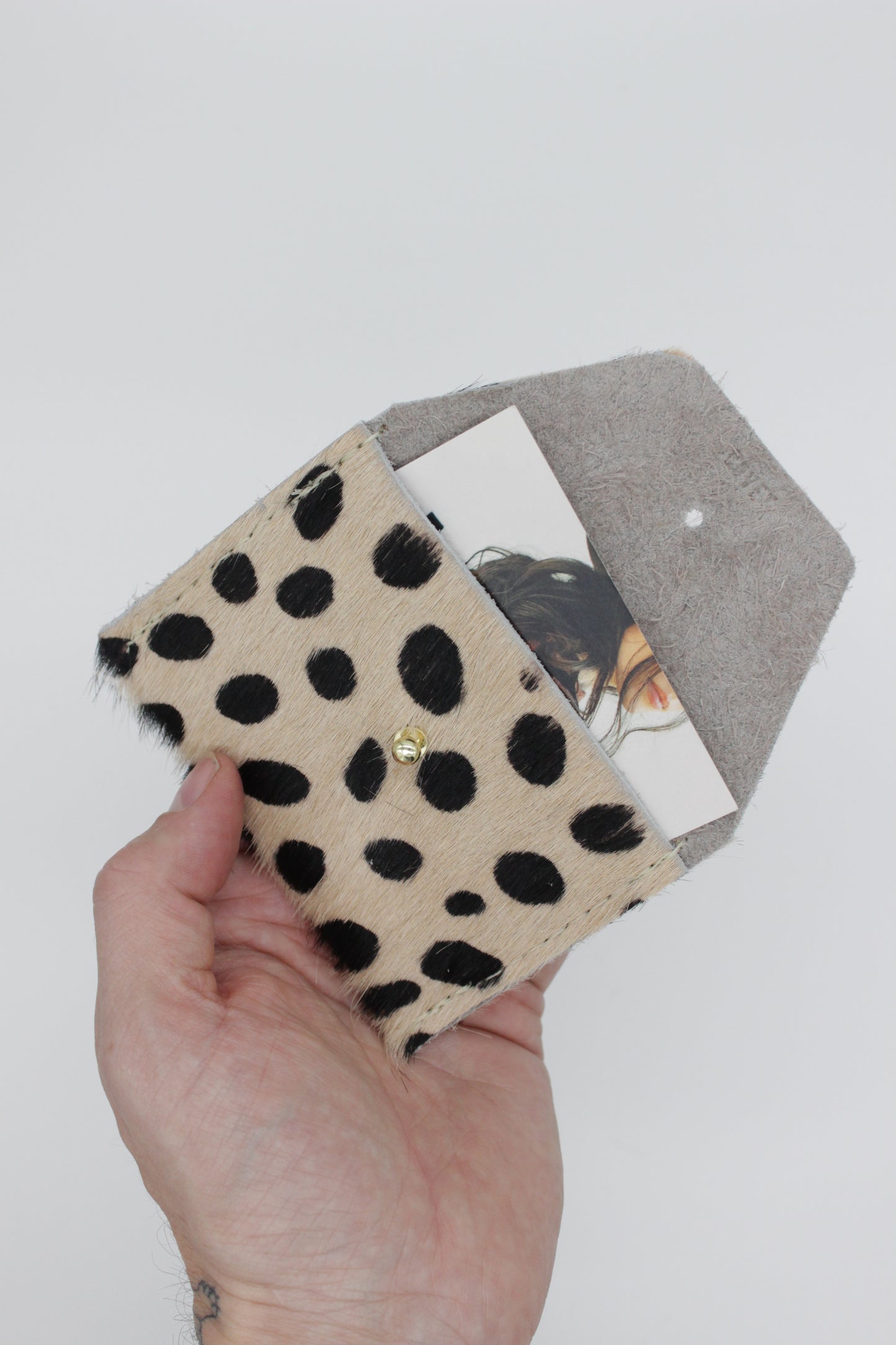 Dotted Card Case Wallet