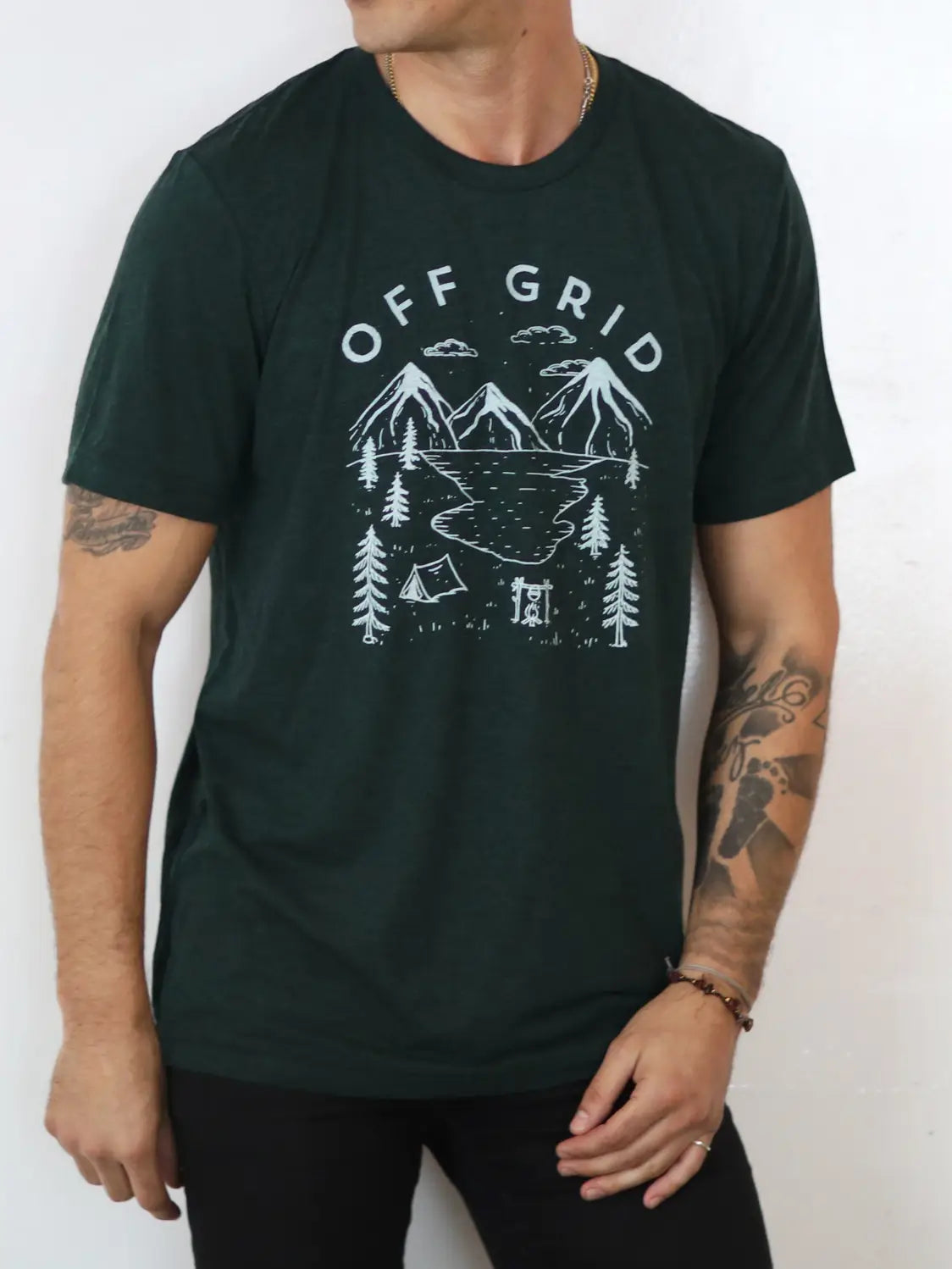 Off Grid Unisex Graphic Tee Shirt