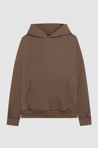 Cotton Pull Over Hoodie ASH BROWN