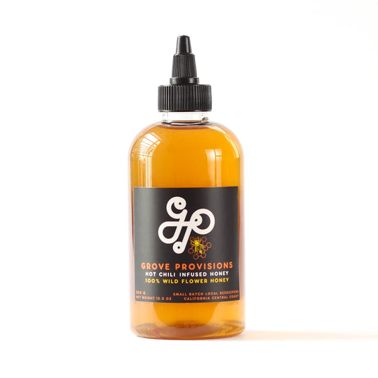 Hot Chili Infused Wildflower Honey