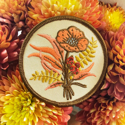 Flora Iron On Patch by Mustard Beetle