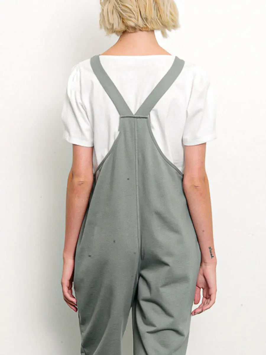 Hemp & Organic Cotton Overalls (Grey, Sage)