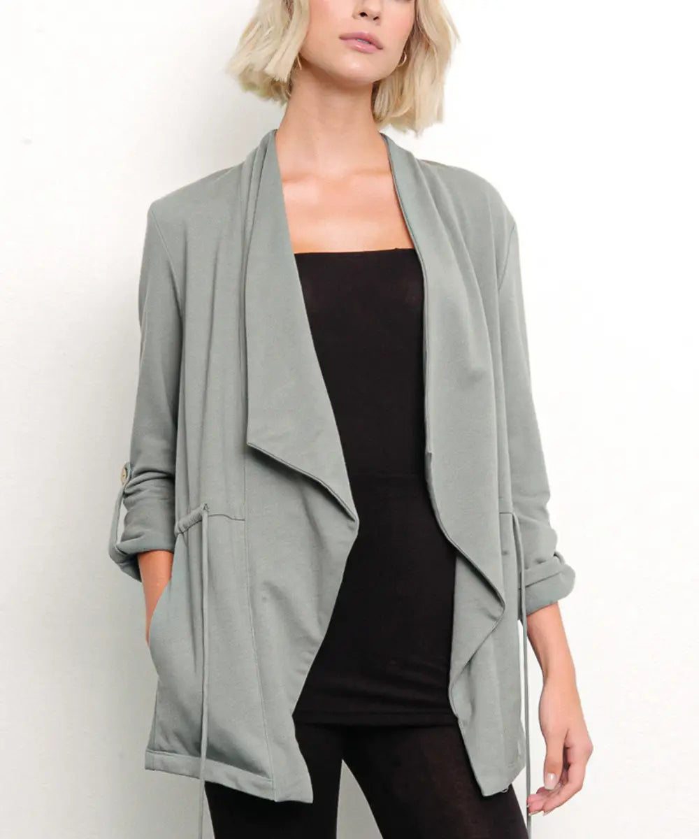 Hemp & Organic Cotton Blazer (Beige, Grey, Sage)