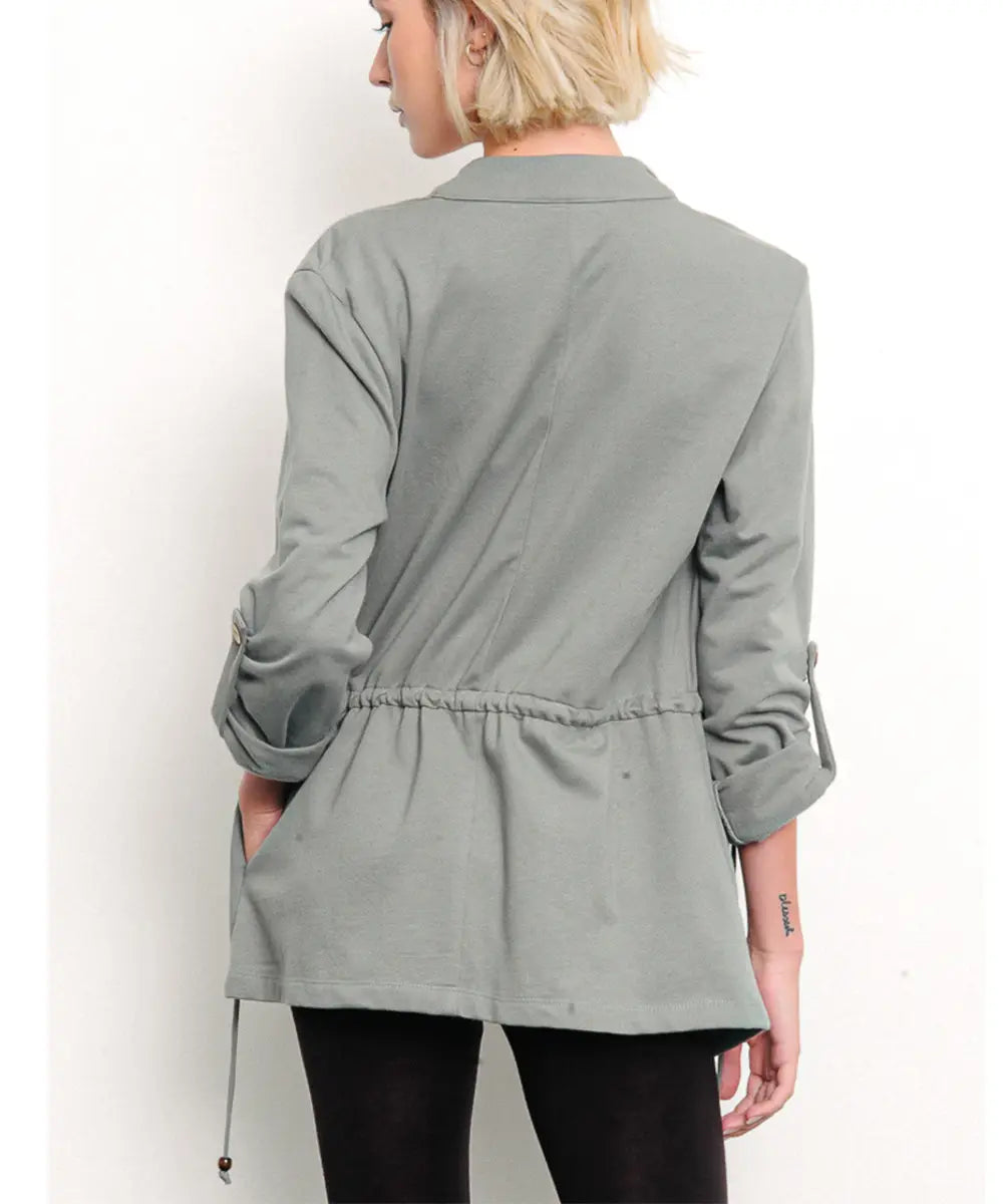 Hemp & Organic Cotton Blazer (Beige, Grey, Sage)