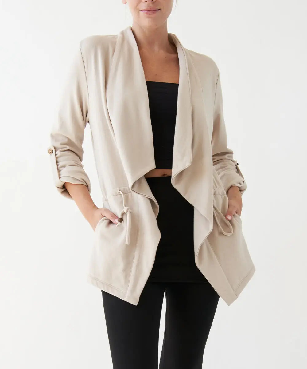 Hemp & Organic Cotton Blazer (Beige, Grey, Sage)