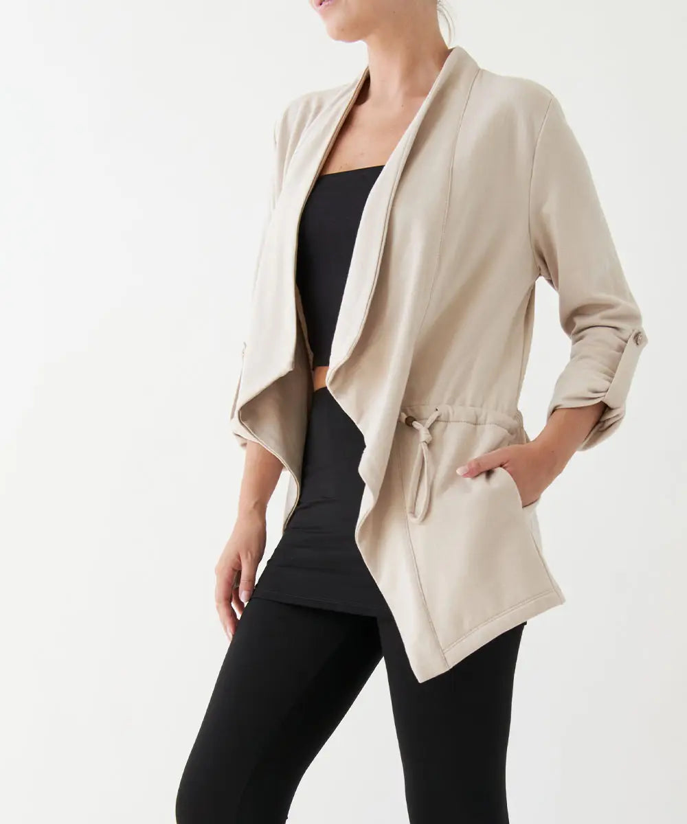 Hemp & Organic Cotton Blazer (Beige, Grey, Sage)