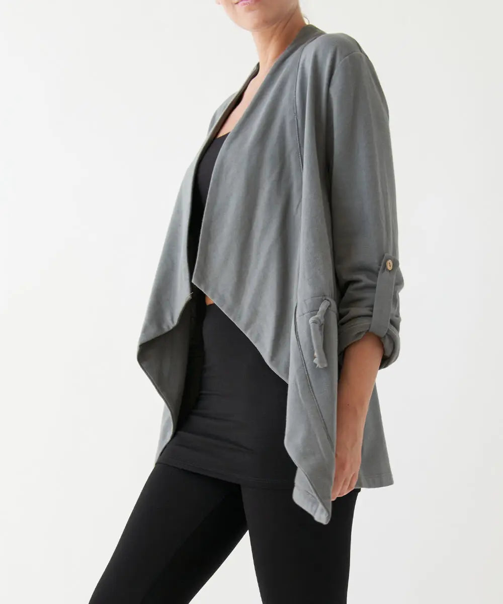 Hemp & Organic Cotton Blazer (Beige, Grey, Sage)