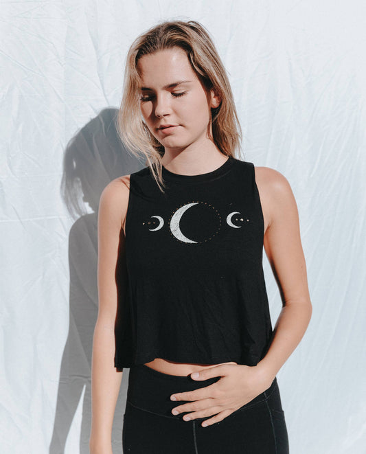 Three Moons Crop Tank