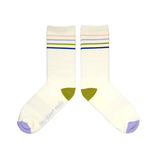 Retro Stripes Cushioned Socks