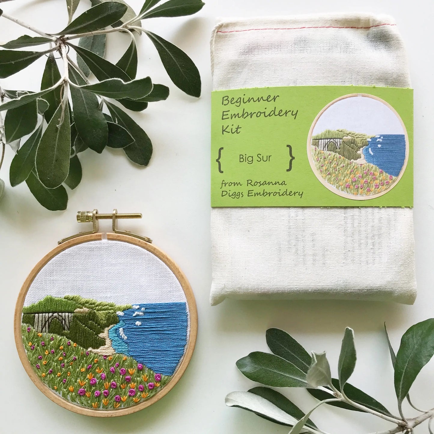 Big Sur DIY Cross Stitch Embroidery Kit
