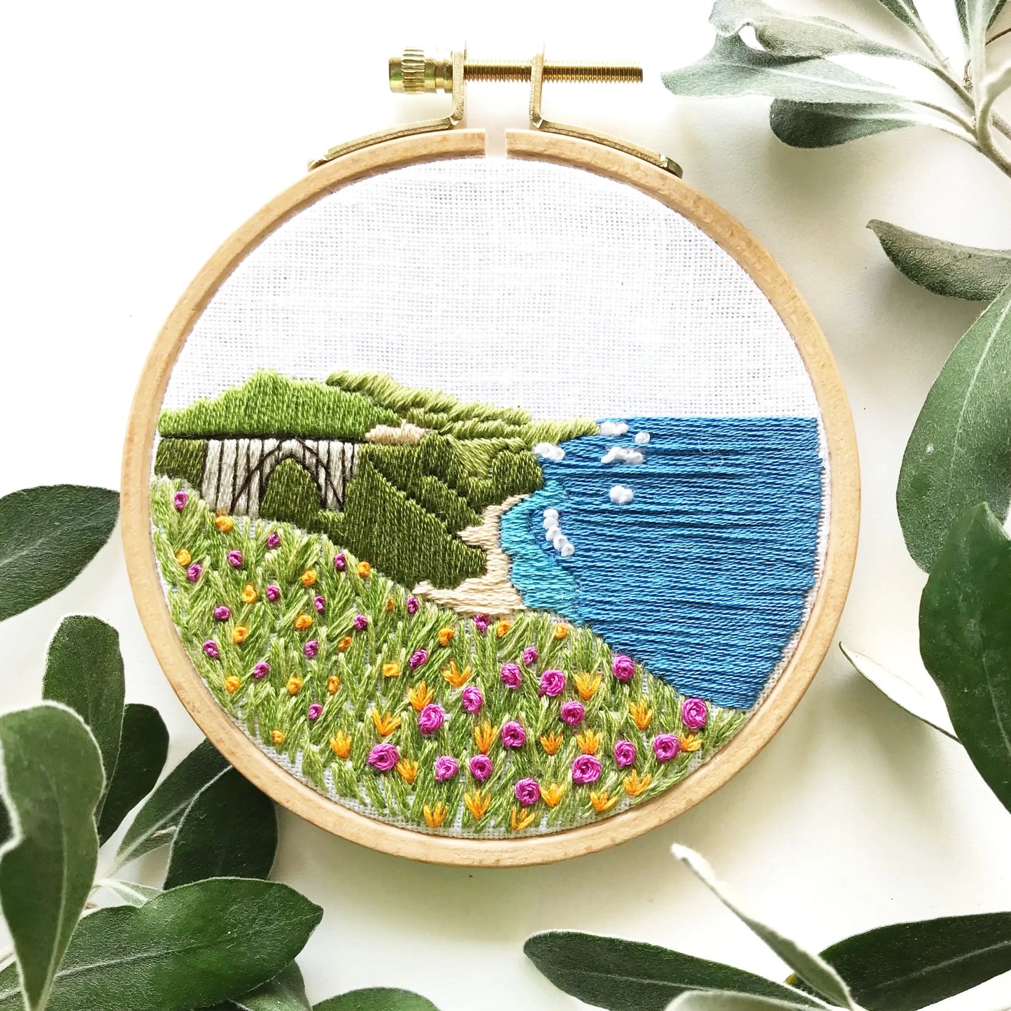 Big Sur DIY Cross Stitch Embroidery Kit