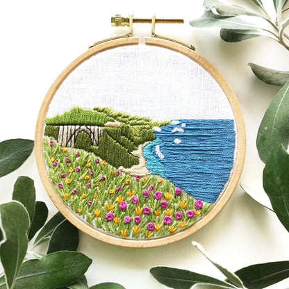 Big Sur DIY Cross Stitch Embroidery Kit