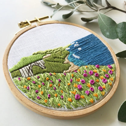 Big Sur DIY Cross Stitch Embroidery Kit