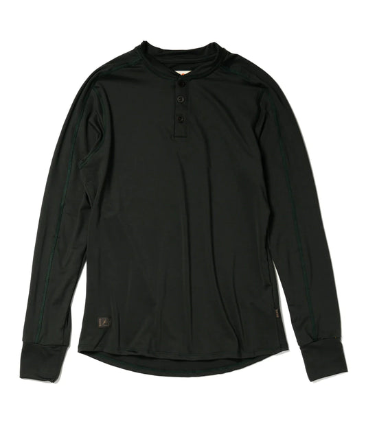 Benton Long Sleeve Henley FOREST