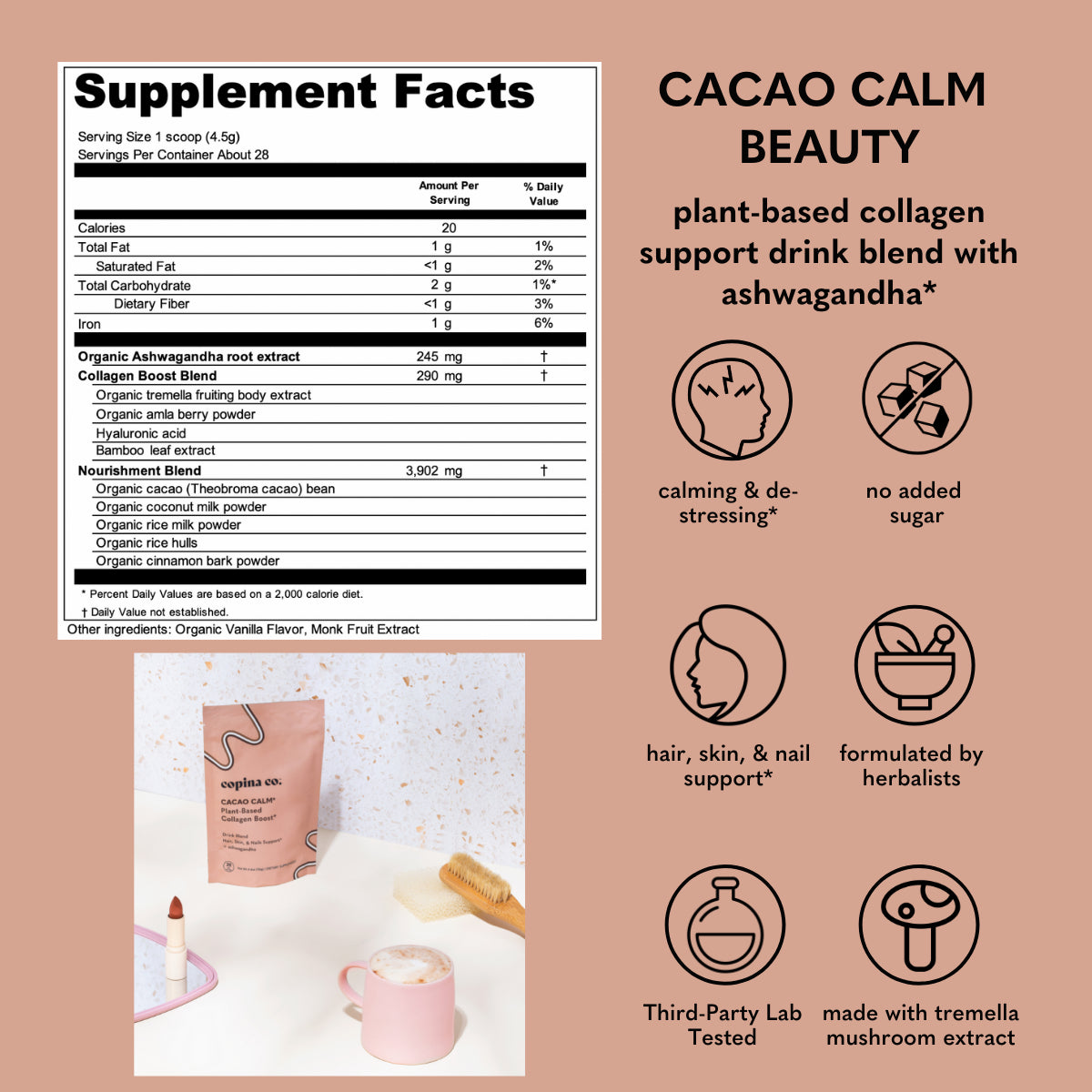 Cacao Calm Collagen Boost Blend