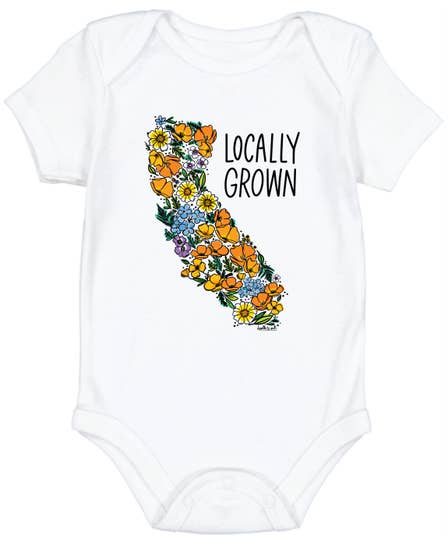 Locally Grown Cotton Baby Onesie