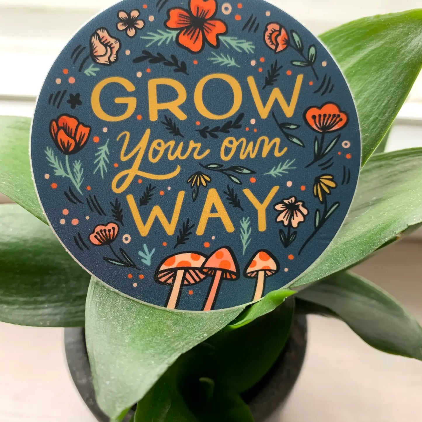 Grow Your Own Way Sticker by Paper Parasol Press