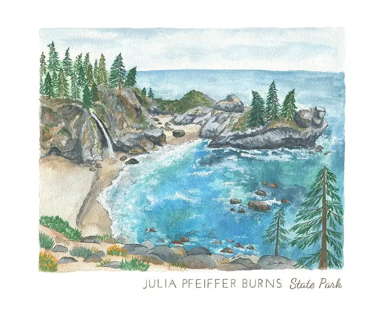Julia Pfeiffer Big Sur Print