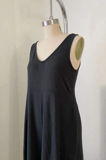 Mien Lakeside Organic Cotton Wideleg Jumpsuit BLACK FOREST