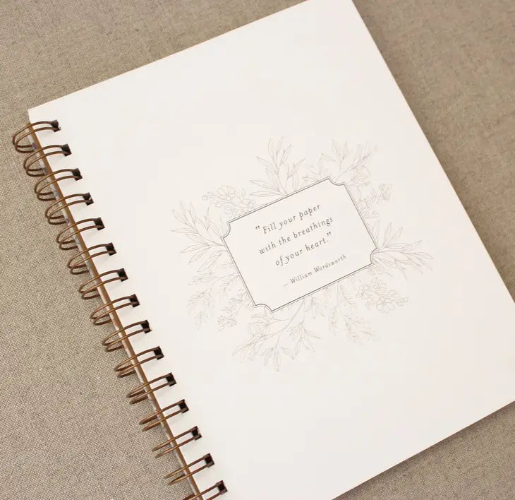 Fall In Love With The Little Things Lined Journal (color options)