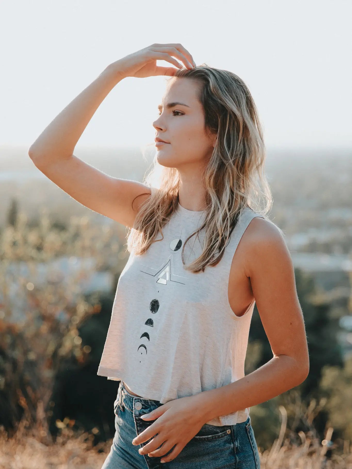 Daybreak Gold Foil Graphic Tank