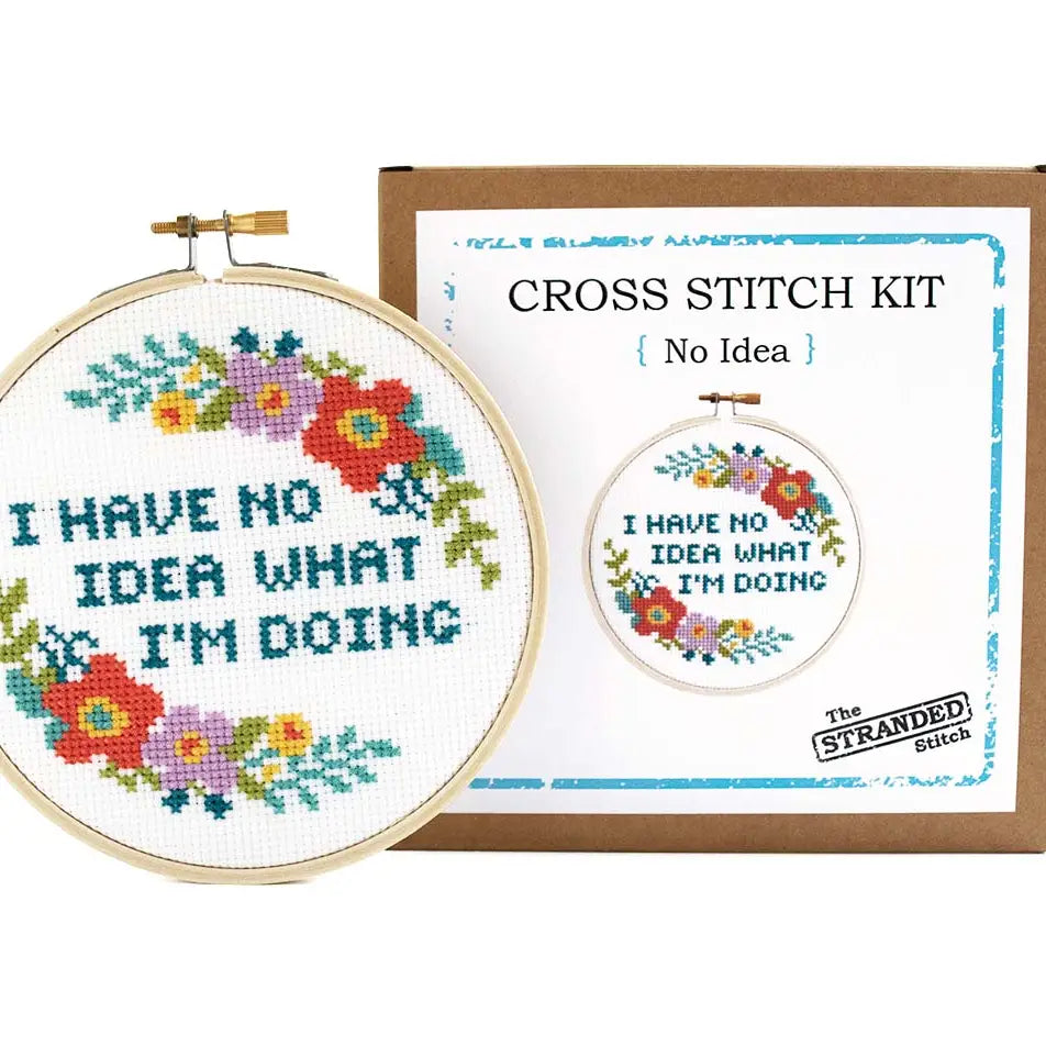No Idea DIY Cross Stitch Embroidery Kit