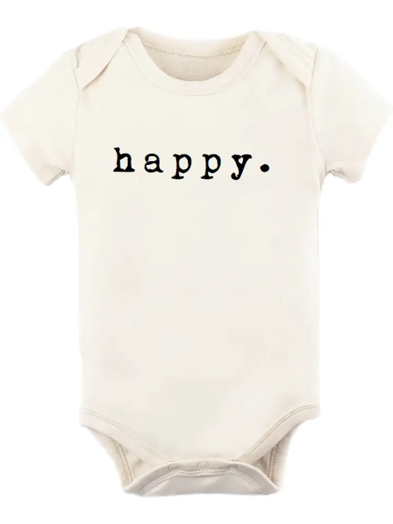 Happy Organic Cotton Baby Onesie