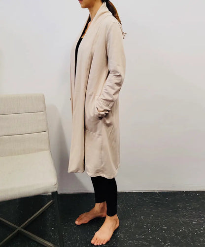 Hemp & Organic Cotton Coat (Beige, Grey, Sage)