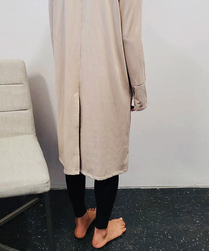 Hemp & Organic Cotton Coat (Beige, Grey, Sage)