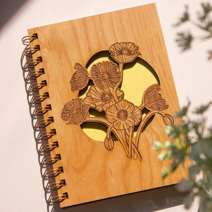 Poppies Wood Journal