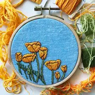 Poppies DIY Cross Stitch Embroidery Kit