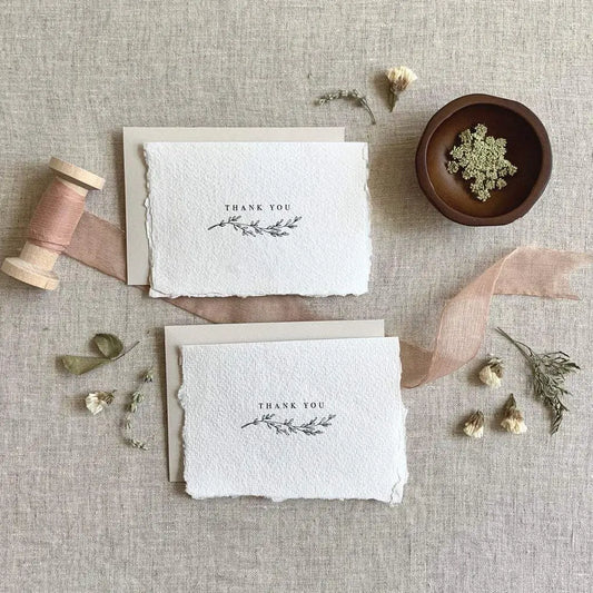Thank You Decked Edge Cards Set of 6